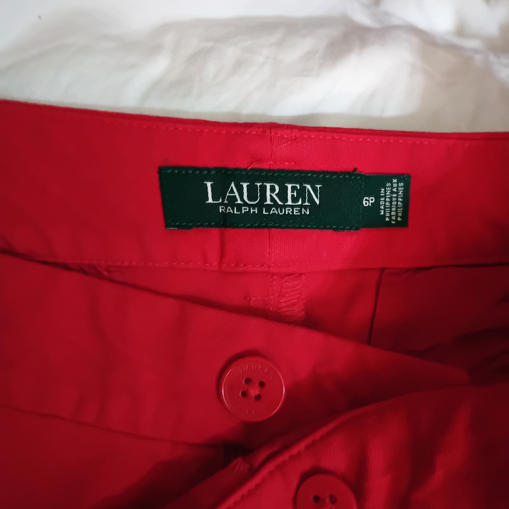 Lauren Ralph Lauren Red Women's Shorts